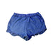 A Blue Shorts from Crewcuts in size 10Y for girl. (Front View)