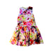 A Multicolor Sleeveless Dresses from Molo in size 7Y for girl. (Back View)