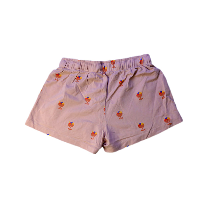 A Peach Shorts from Tinycottons in size 6T for neutral. (Back View)