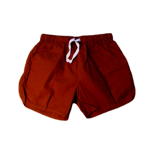 A Orange Shorts from Konges Sløjd in size 5T for neutral. (Front View)
