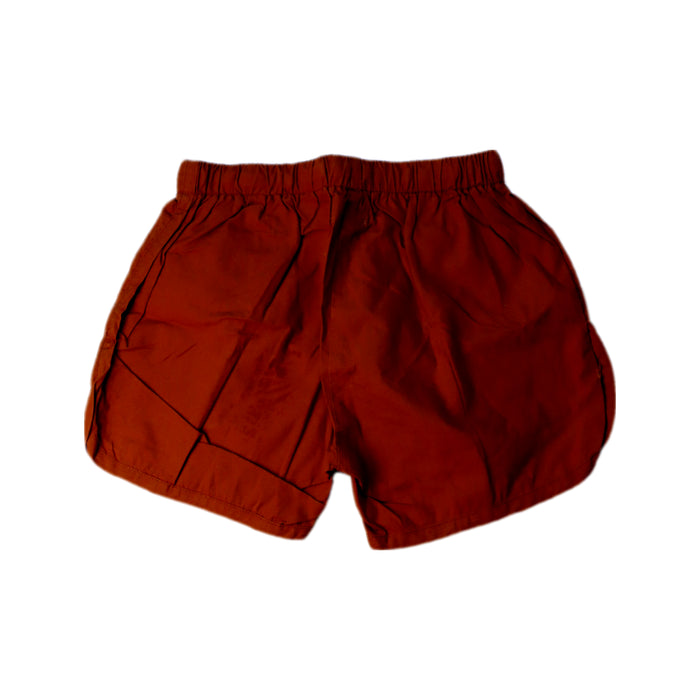 A Orange Shorts from Konges Sløjd in size 5T for neutral. (Back View)