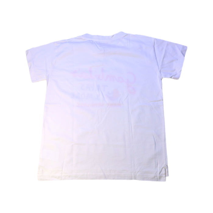 A White Short Sleeve T Shirts from Tinycottons in size 8Y for neutral. (Back View)