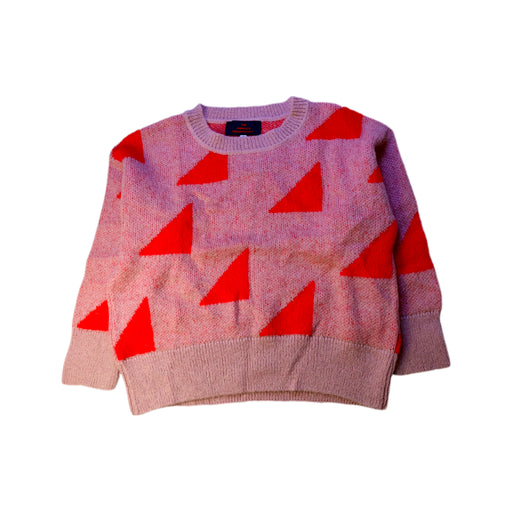 A Red Knit Sweaters from The Animals Observatory in size 6T for girl. (Front View)