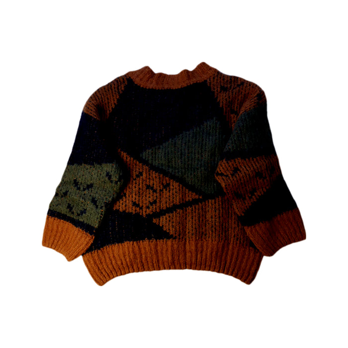 A Orange Knit Sweaters from The Animals Observatory in size 6T for neutral. (Back View)