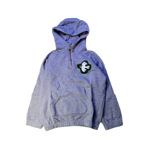 A Grey Hooded Sweatshirts from Mini Rodini in size 8Y for boy. (Front View)