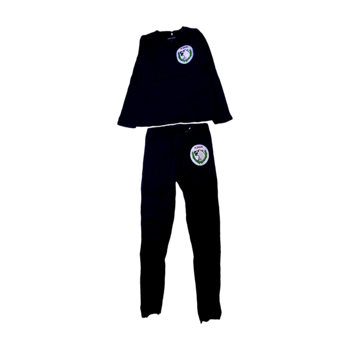 A Black Pants Sets from Mini Rodini in size 8Y for boy. (Front View)