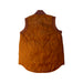 A Brown Outerwear Vests from MarMar in size 7Y for boy. (Back View)