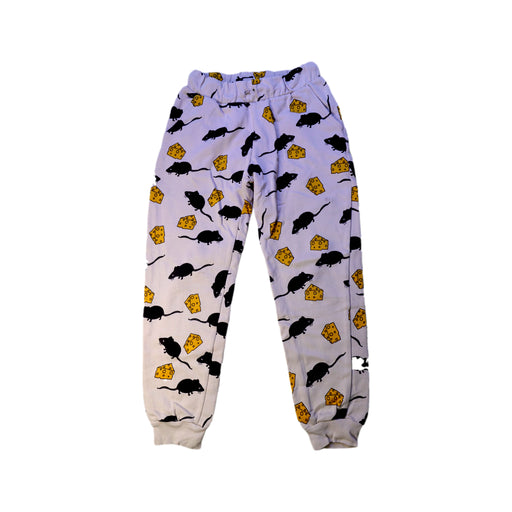 A White Sweatpants from Mini Rodini in size 8Y for neutral. (Front View)