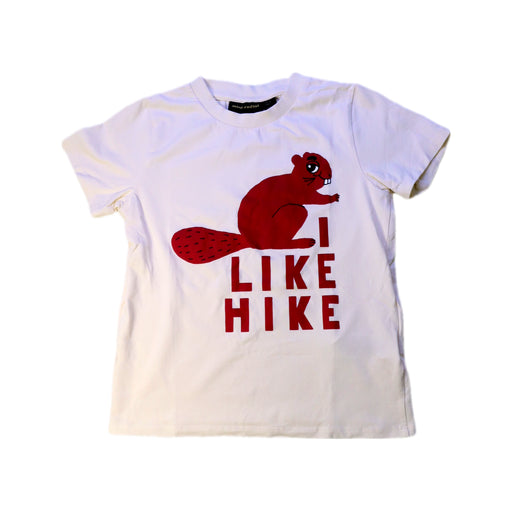 A White Short Sleeve T Shirts from Mini Rodini in size 8Y for girl. (Front View)