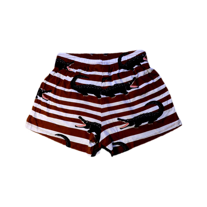 A Red Shorts from Mini Rodini in size 8Y for boy. (Back View)