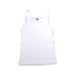 A White Sleeveless Tops from Petit Bateau in size 3T for girl. (Front View)