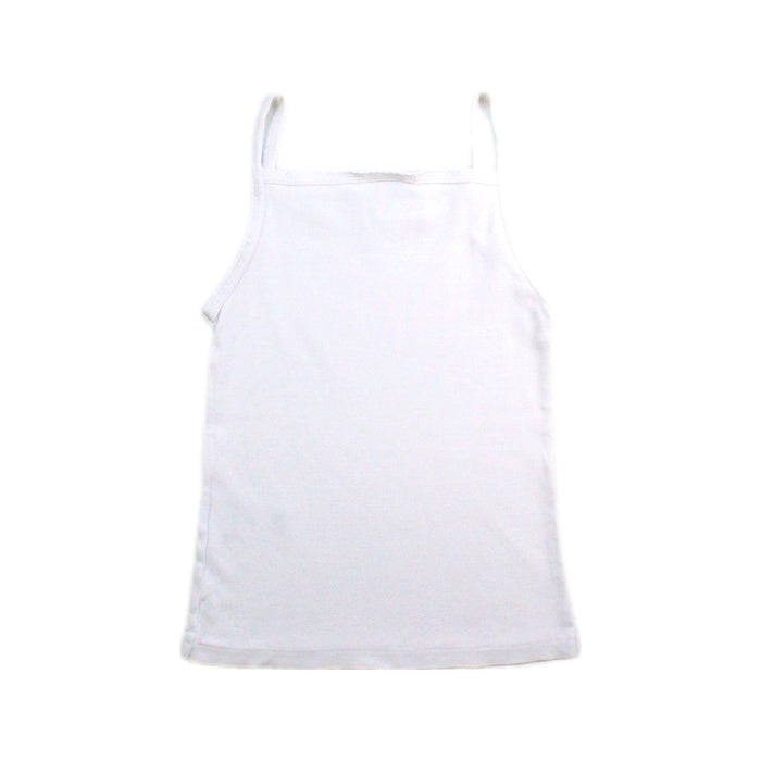 A White Sleeveless Tops from Petit Bateau in size 3T for girl. (Back View)