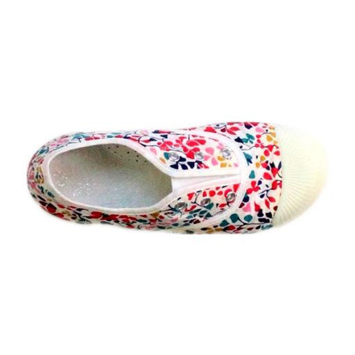 A Multicolour Slip Ons from Jacadi in size 5T for girl. (Front View)