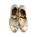 A Metallic Flats from Tod’s in size 11Y for girl. (Back View)