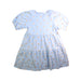 A Blue Short Sleeve Dresses from Seed in size 9Y for girl. (Front View)