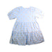 A Blue Short Sleeve Dresses from Seed in size 9Y for girl. (Back View)
