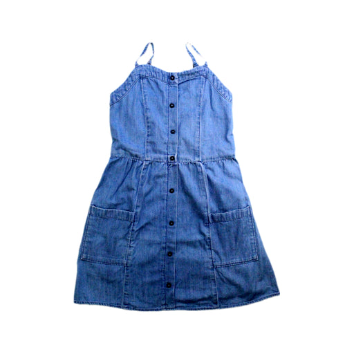A Blue Sleeveless Dresses from Abercrombie & Fitch in size 7Y for girl. (Front View)