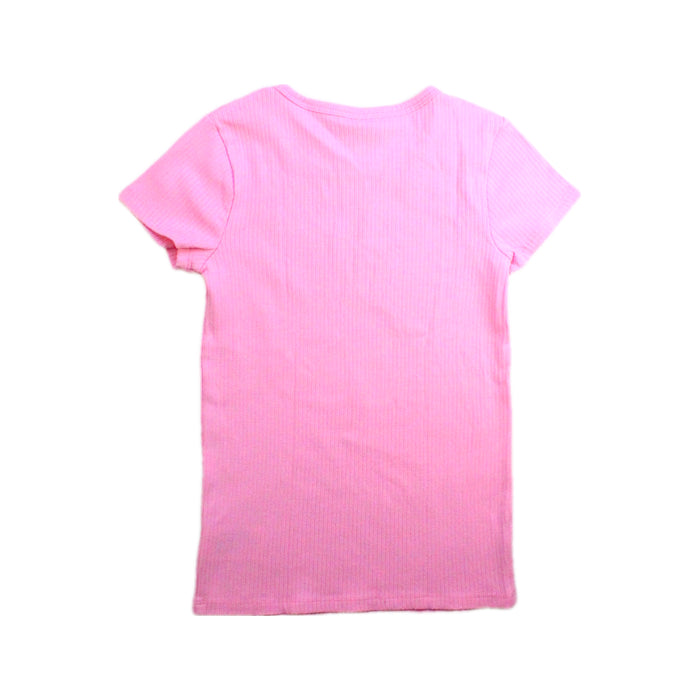 A Pink Short Sleeve T Shirts from Seed in size 8Y for girl. (Back View)