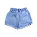 A Blue Shorts from Calvin Klein in size 7Y for girl. (Back View)