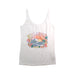 A White Sleeveless Tops from Billabong in size 7Y for girl. (Front View)