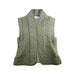 A Green Outerwear Vests from Excuse My French in size 8Y for girl. (Front View)