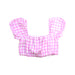 A Pink Short Sleeve Tops from Seed in size 10Y for girl. (Back View)