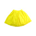 A Yellow Mid Skirts from Bonpoint in size 6T for girl. (Front View)