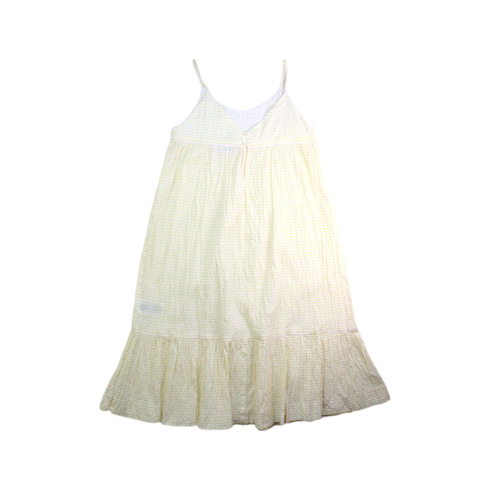 A Ivory Sleeveless Dresses from Bonpoint in size 8Y for girl. (Back View)