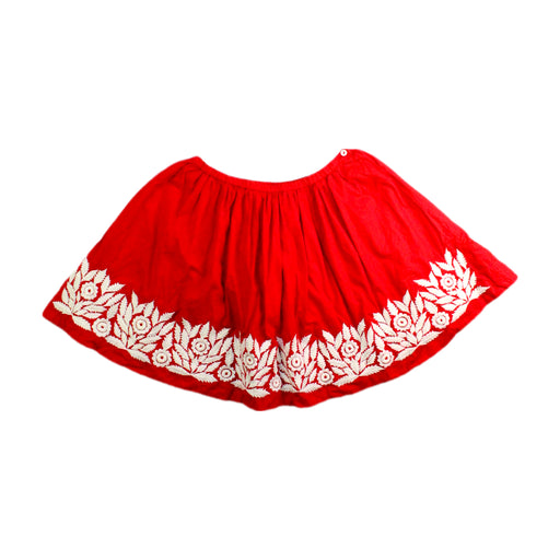 A Red Short Skirts from Bonpoint in size 6T for girl. (Front View)