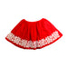 A Red Short Skirts from Bonpoint in size 6T for girl. (Back View)