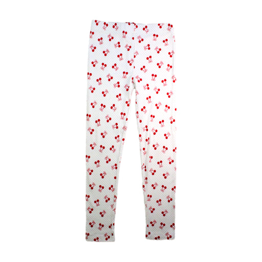 A White Leggings from Gingersnaps in size 10Y for girl. (Front View)