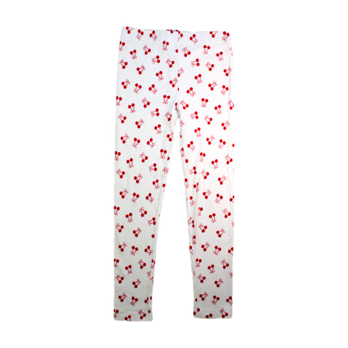 A White Leggings from Gingersnaps in size 10Y for girl. (Front View)