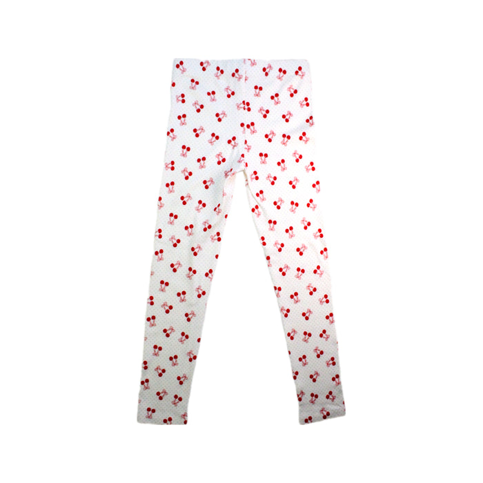 A White Leggings from Gingersnaps in size 10Y for girl. (Back View)