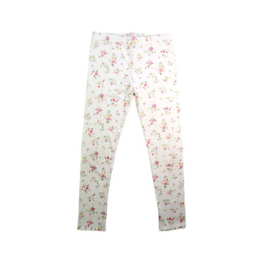 A White Leggings from Gingersnaps in size 10Y for girl. (Front View)