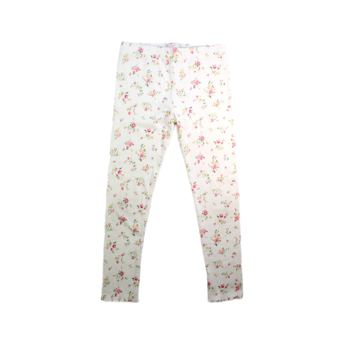 A White Leggings from Gingersnaps in size 10Y for girl. (Front View)