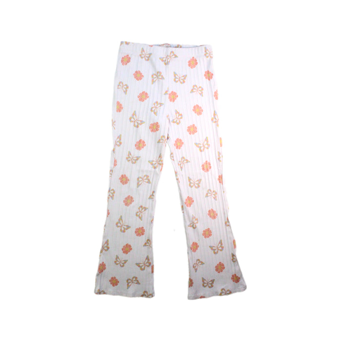 A White Casual Pants from Gingersnaps in size 10Y for girl. (Front View)