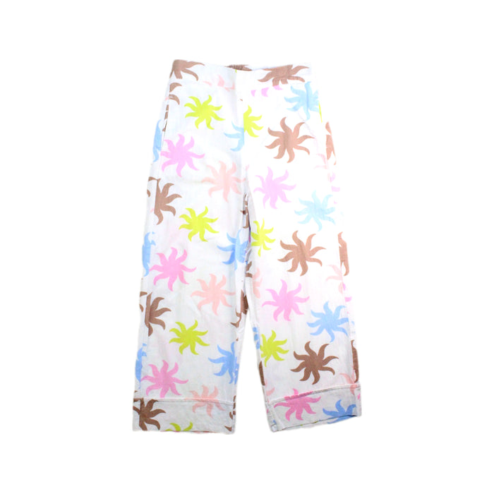 A Multicolour Casual Pants from Seed in size 6T for girl. (Front View)