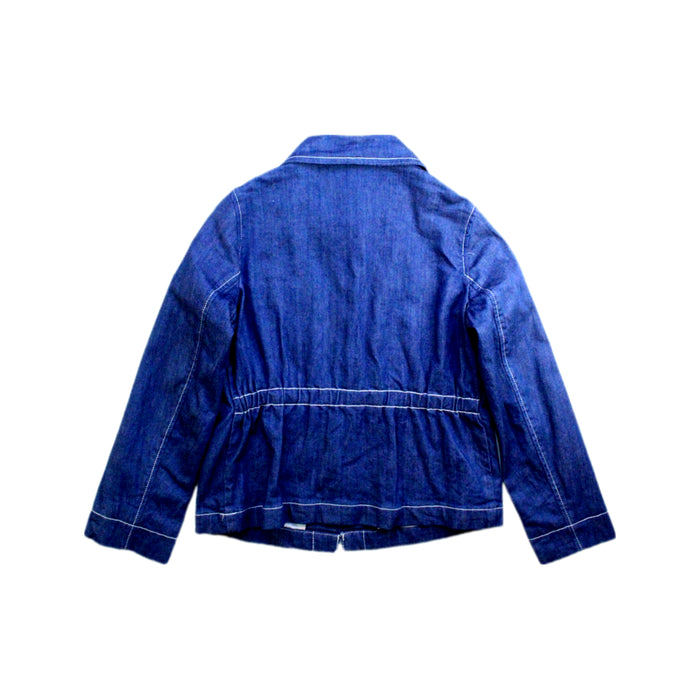A Blue Lightweight Jackets from Bonpoint in size 8Y for girl. (Back View)