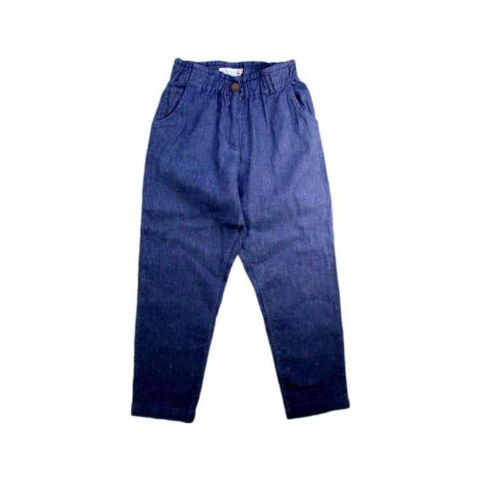 A Blue Casual Pants from Bonpoint in size 8Y for girl. (Front View)