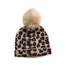 A Beige Winter Hats from Seed in size 6T for girl. (Front View)