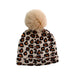A Beige Winter Hats from Seed in size 6T for girl. (Back View)
