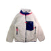 A White Puffer/Quilted Jackets from Patagonia in size 7Y for girl. (Front View)