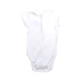 A White Short Sleeve Bodysuits from Jacadi in size 0-3M for girl. (Back View)