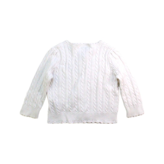A White Cardigans from Ralph Lauren in size 6-12M for girl. (Back View)