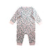 A Pink Long Sleeve Rompers from Milky in size 12-18M for girl. (Back View)