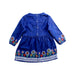 A Blue Long Sleeve Dresses from Stella McCartney in size 6-12M for girl. (Back View)