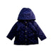 A Navy Puffer/Quilted Jackets from Burberry in size 6-12M for neutral. (Front View)