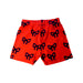 A Orange Shorts from Mini Rodini in size 8Y for neutral. (Back View)