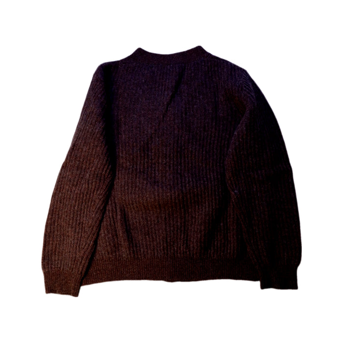 A Brown Cardigans from FUB in size 10Y for neutral. (Back View)