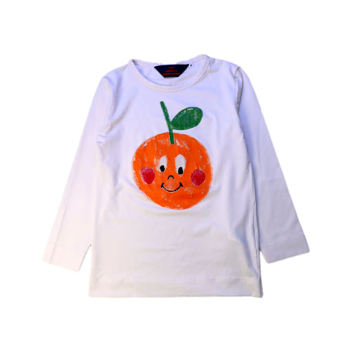 A White Long Sleeve T Shirts from The Animals Observatory in size 8Y for boy. (Front View)
